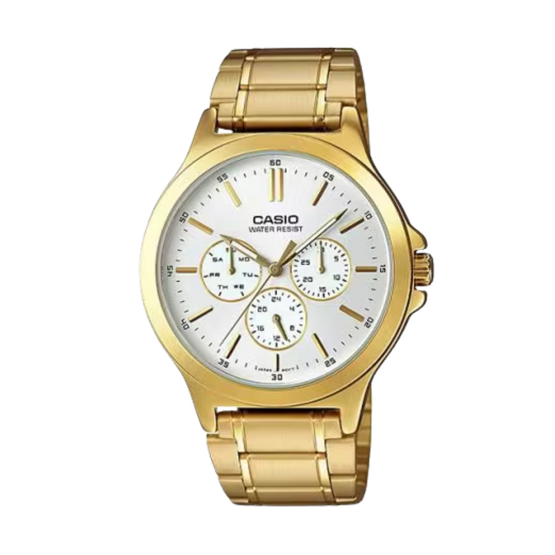 Reloj Casio MTP-V300G-7A Diseño Sencillo