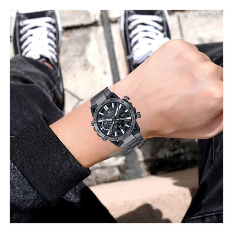 Reloj Casio ECB-2000DC-1A Cronografo Diseño Deportivo
