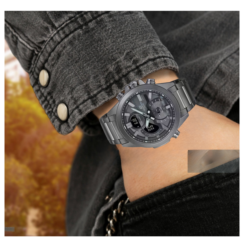 Reloj Casio Edifice ECB-30DC-1B Cronografo Diseño Deportivo