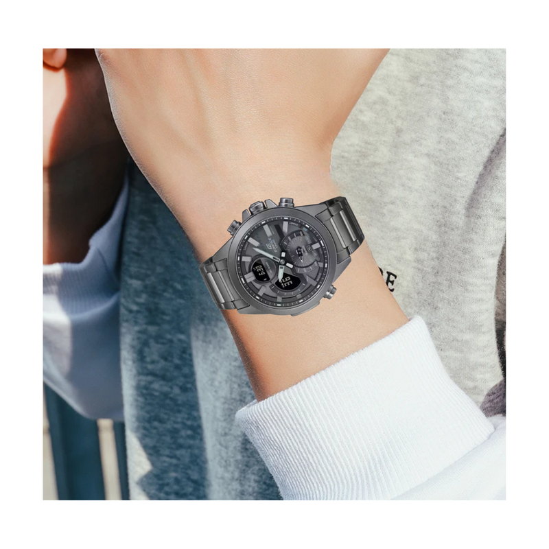 Reloj Casio Edifice ECB-30DC-1B Cronografo Diseño Deportivo