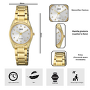 Reloj Q&Q QZ65J001Y Diseño Casual