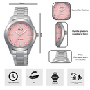 Reloj Q&Q Q35B-006PY Diseño Casual