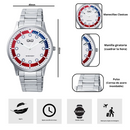 Reloj Q&Q Q50B-001PY Diseño Clasico