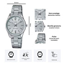 Reloj Casio Referencia LTP-V005D-7B Diseño Elegante