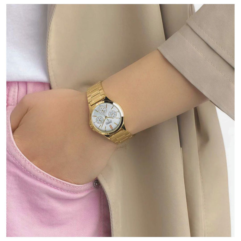 Reloj Casio Modelo LTP-V300G-7A Diseño Elegante