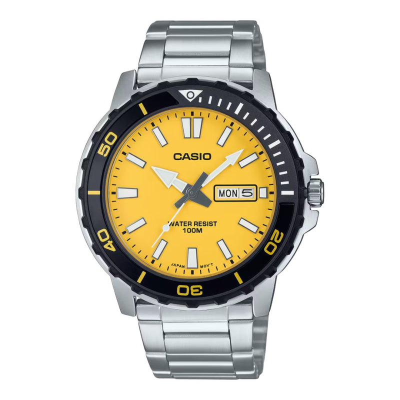 Reloj Casio MTD-125D-9A Sumergible 100 Metros