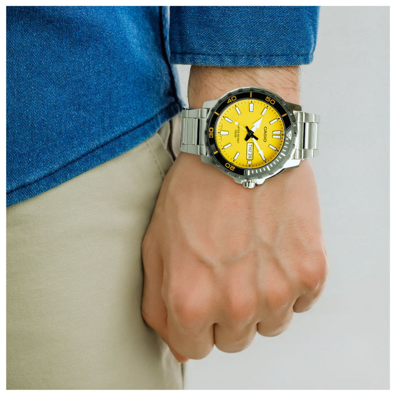 Reloj Casio MTD-125D-9A Sumergible 100 Metros