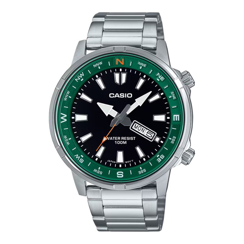 Reloj Casio MTD-130D-1A3 Sumergible 100 Metros