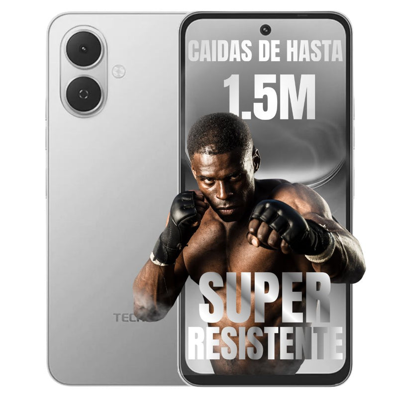Celular Tecno Spark GO 2 128GB/4GB - Plateado