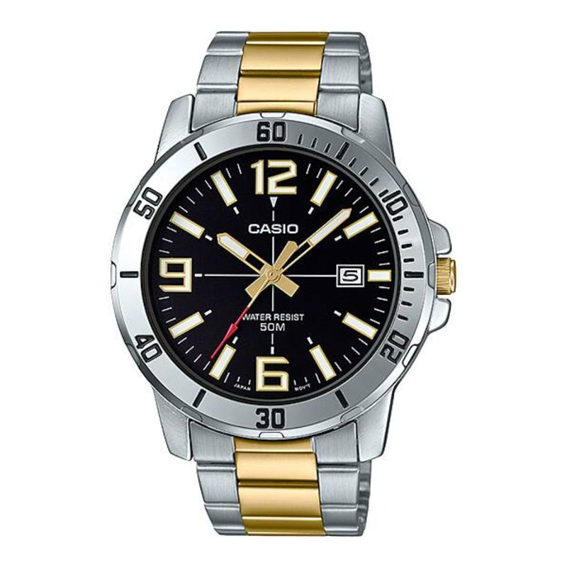 Reloj Casio MTP-VD01SG-1B Diseño Elegante