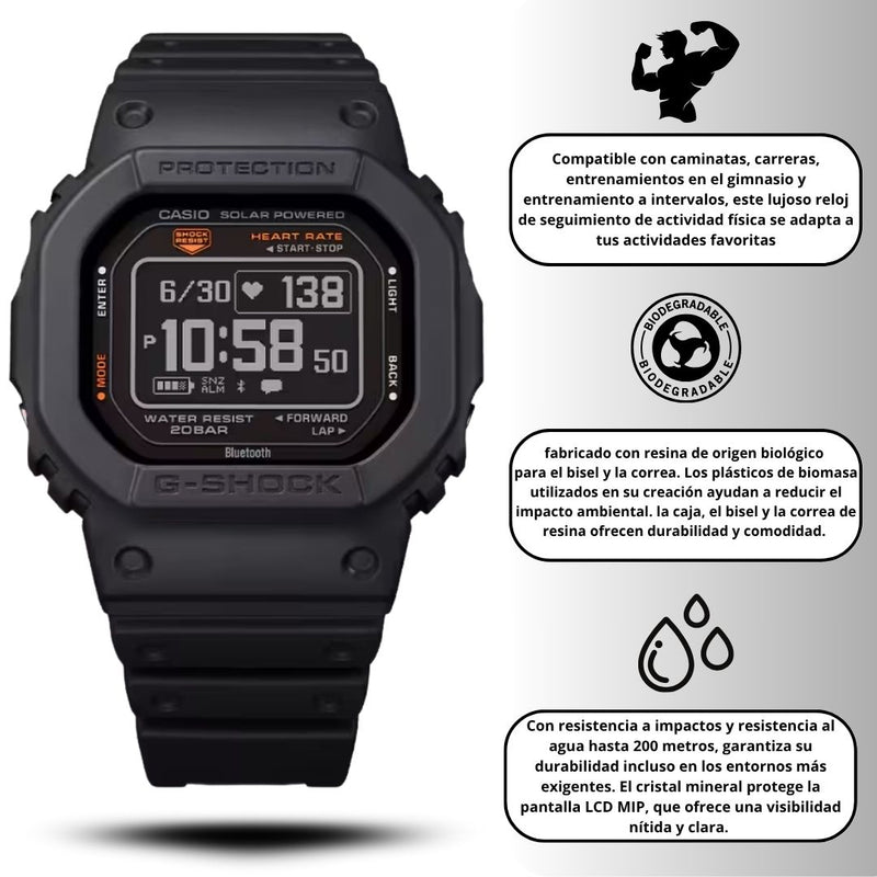 Reloj inteligente G-SHOCK Modelo DW-H5600-1D Deportivo