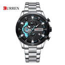 Reloj CURREN Cronografo 8402 Para Hombre - Plateado