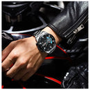 Reloj CURREN Cronografo 8402 Para Hombre - Plateado