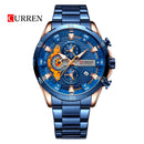 Reloj CURREN Cronografo 8402 Para Hombre - Azul