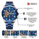 Reloj CURREN Cronografo 8402 Para Hombre - Azul