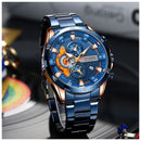 Reloj CURREN Cronografo 8402 Para Hombre - Azul