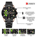 Reloj CURREN Cronografo 8402 Para Hombre - Negro