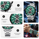Reloj CURREN Cronografo 8417 Para Hombre - Verde