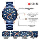 Reloj CURREN Cronografo 8417 Para Hombre - Azul