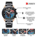 Reloj CURREN Cronografo 8410 Para Hombre - Negro