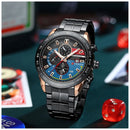 Reloj CURREN Cronografo 8410 Para Hombre - Negro