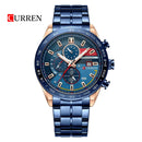 Reloj CURREN Cronografo 8410 Para Hombre - Azul