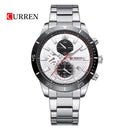 Reloj CURREN Cronografo 8417 Para Hombre - Plateado