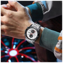 Reloj CURREN Cronografo 8417 Para Hombre - Plateado