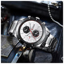 Reloj CURREN Cronografo 8417 Para Hombre - Plateado