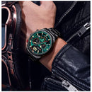 Reloj CURREN 8395 Cronógrafo Para Hombre - Pavonado