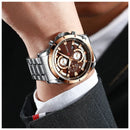 Reloj CURREN 8360 Cronógrafo Para Hombre - Cobre