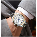 Reloj CURREN Cronografo 8466 Para Hombre - Blanco Bicolor