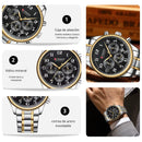 Reloj CURREN Cronografo 8466 Para Hombre - Negro Bicolor