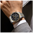 Reloj CURREN Cronografo 8466 Para Hombre - Negro Bicolor