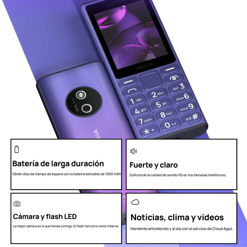 Celular Nokia 110 2024 4G - Titanium