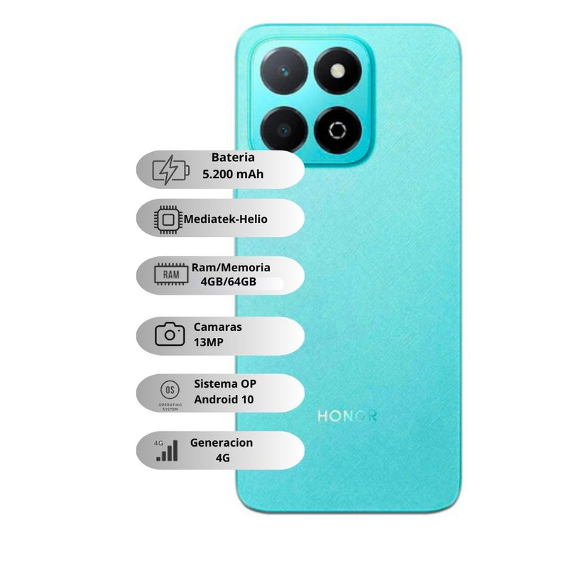 Celular HONOR Play 9A 64GB 4GB RAM -Azul