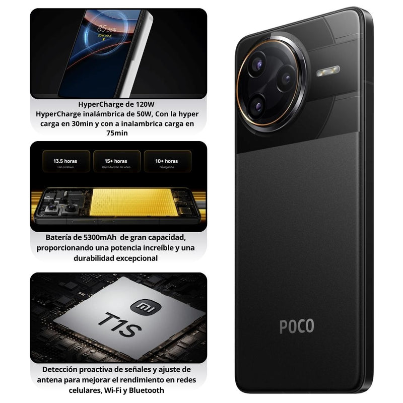 Celular Xiaomi POCO F7 Ultra 5G 512GB/16GB - Negro
