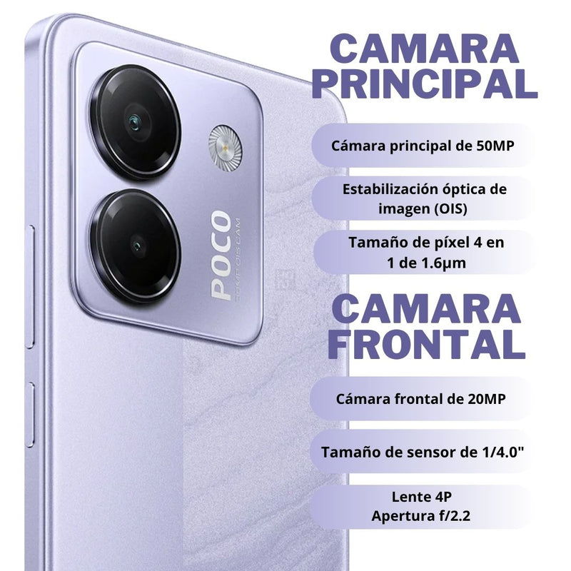 Celular Xiaomi POCO M7 PRO 5G 256GB/12GB - Morado