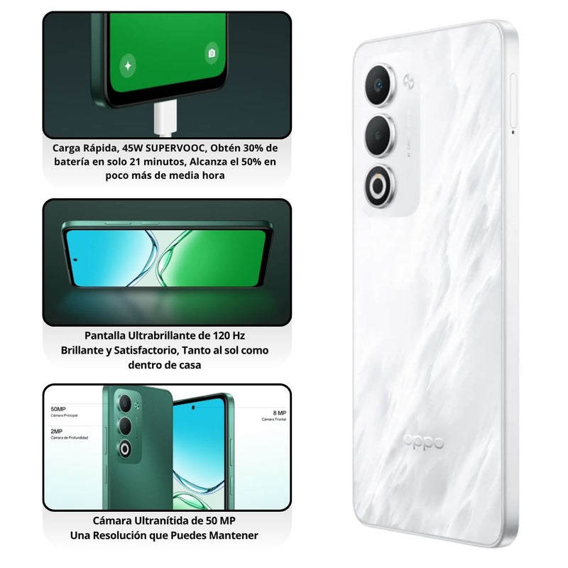 Celular OPPO A5 5G 256GB/8GB - Blanco