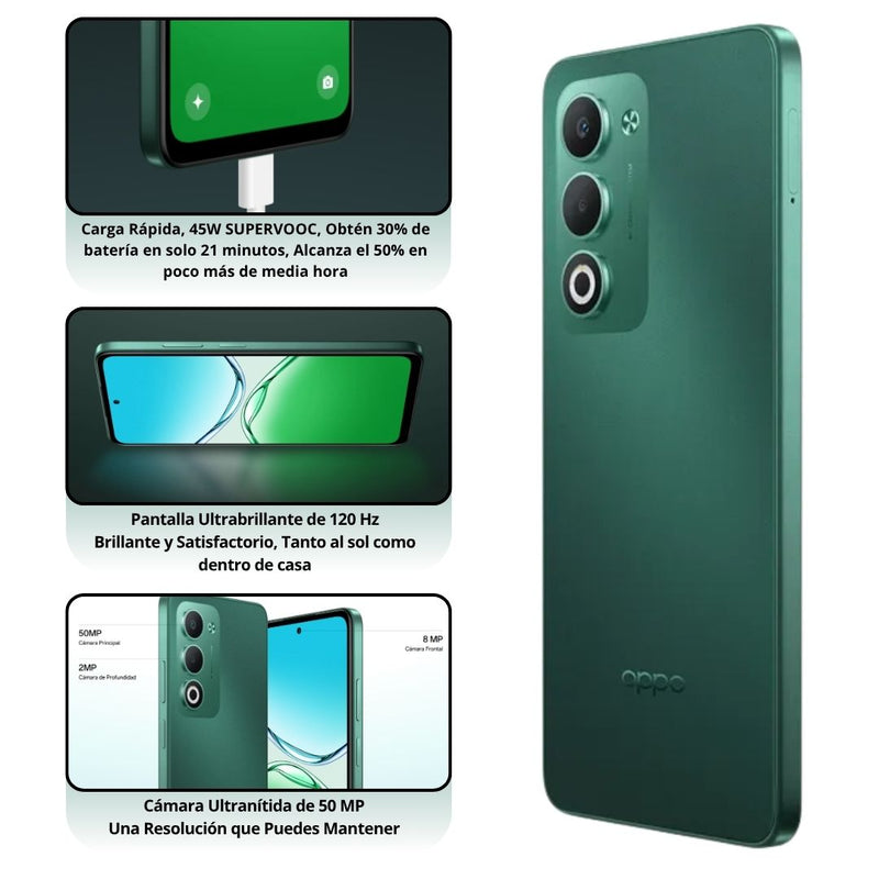 Celular OPPO A5 5G 256GB/8GB - Verde