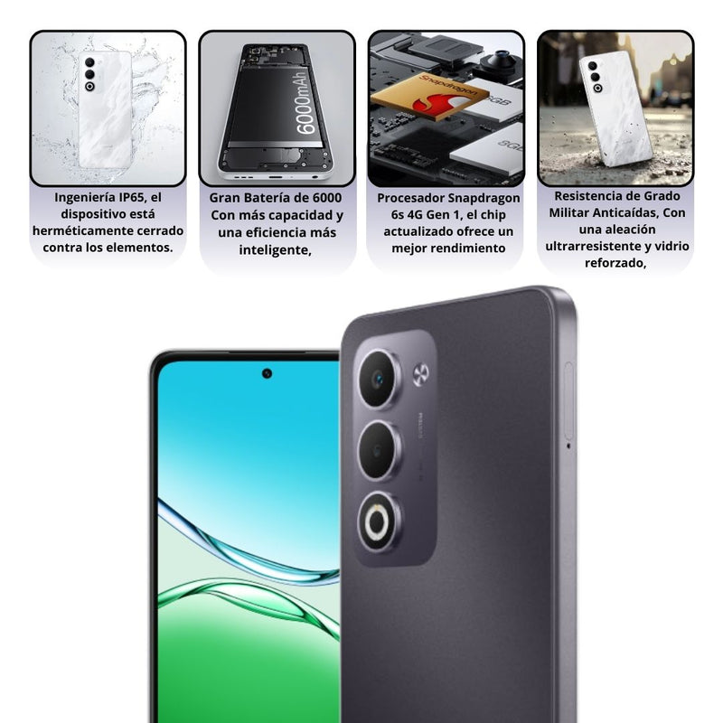Celular OPPO A5M 4G 256GB/8GB - Morado