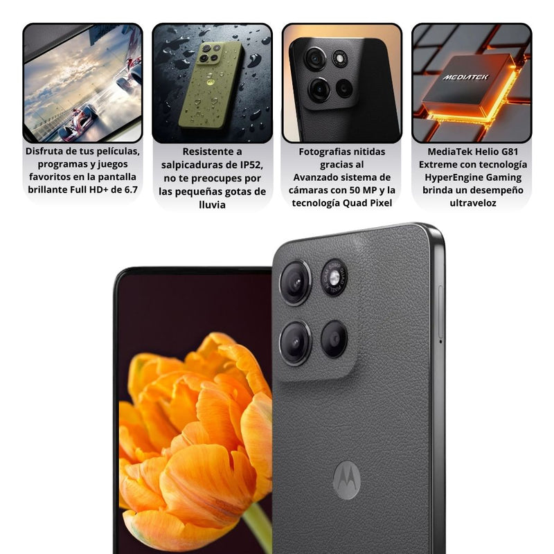 Celular MOTOROLA G15 4G 128GB/4GB - Gris