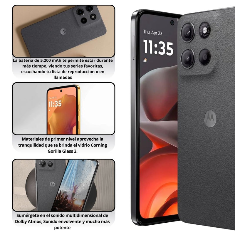 Celular MOTOROLA G15 4G 128GB/4GB - Gris
