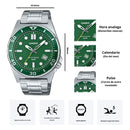 Reloj Casio MTD-135D-3A Diseño Deportivo