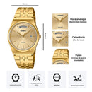 Reloj Casio Modelo MTP-B146G-9A Diseño Elegante