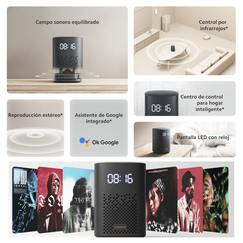 Parlante Xiaomi Smart Speaker Control por Infrarrojos - Negro