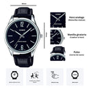 Reloj Casio Referencia MTP-V005L-1B Diseño Elegante