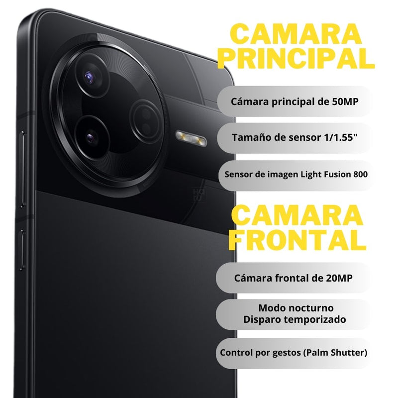 Celular Xiaomi POCO F7 PRO 5G 256GB/12GB - Negro