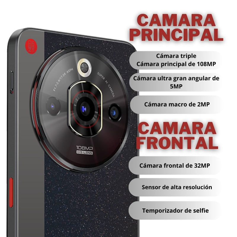 Celular ZTE Nubia Focus Pro 5G 256GB/20GB - Negro