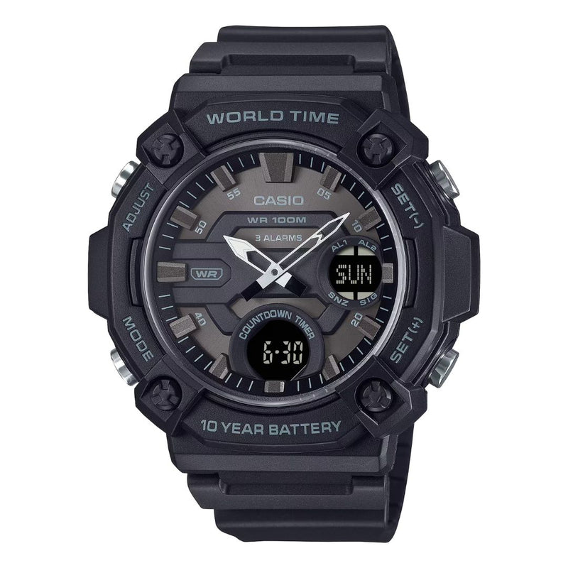 Reloj Casio Modelo AEQ-120W-1B Diseño Deportivo